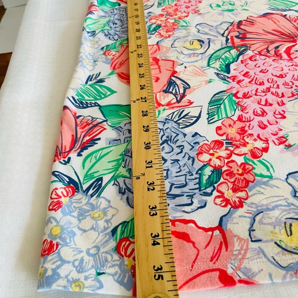 Kim Rogers Floral Dress - Bright Multicolor. Medium Ruffled Sleeve 100% Cotton - Picture 8 of 16